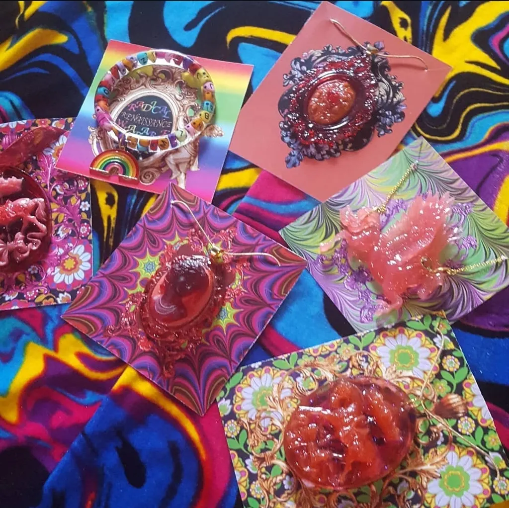 Radical Renaissance resin jewellery